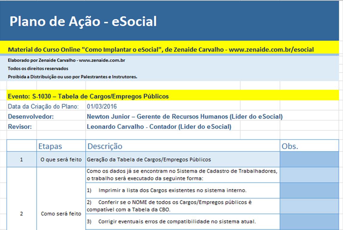 Layout Esocial Em Excel | curso esocial online planilha em excel do plano de a 231 227 o Layout Esocial Em Excel | curso esocial online planilha em excel do plano de a 231 227 o